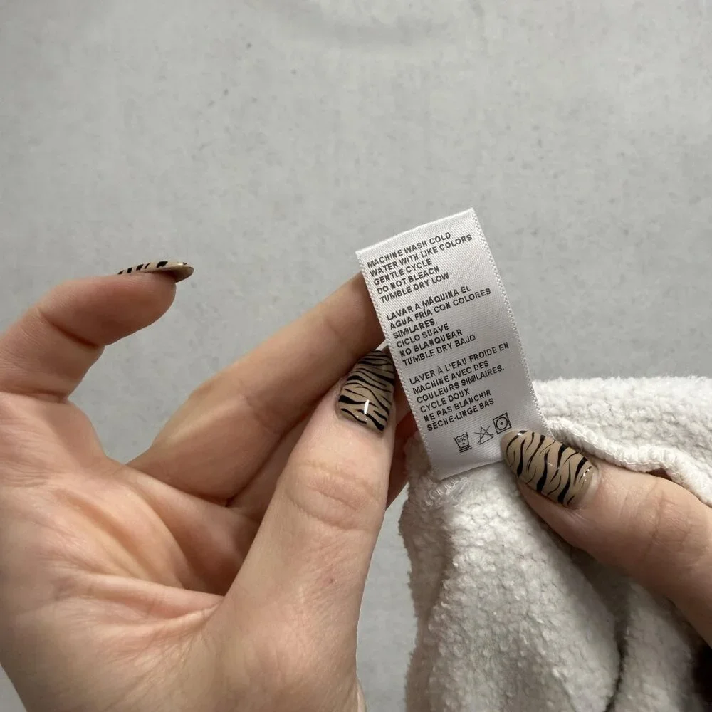 Good American Sweatshirt Womens 2 White Good Mama Graphic Crewneck Pullover - Picture 10 of 12